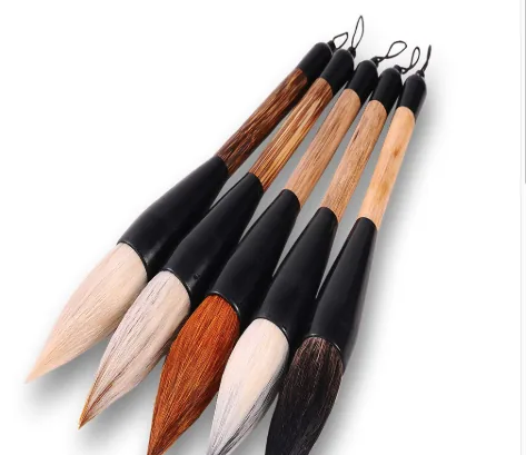 Fan of calligraphy brushes